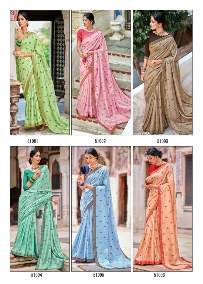 Kashvi Karigari Vichitra Jari With Fancy Lace Casual Wear Silk Saree Collection
